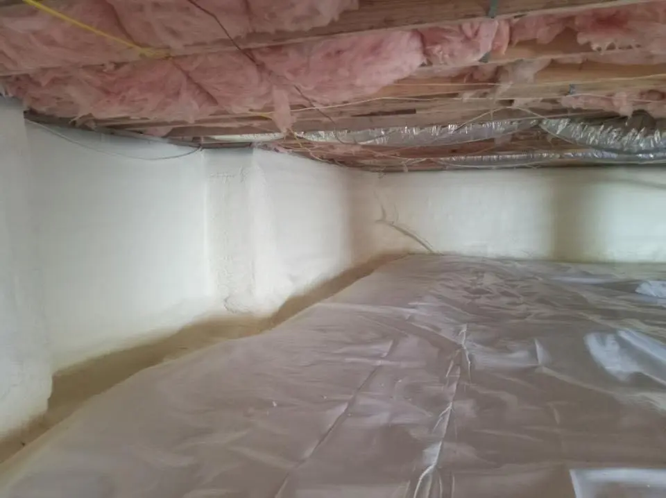 Crawl space encapsulation with closed-cell spray foam for Roof Waterproofing in Fuller Heights
